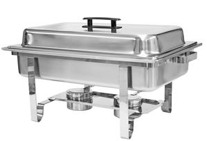 8-Qt. Rectangular Stainless Steel Chafing Dish