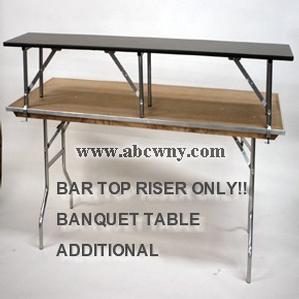8ft Bar Top Riser(Banquet Table NOT Included)