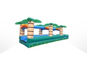 35' Tropical Dual Lane Inflatable Slip n Slide