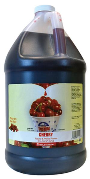 Sno-Cone Syrup Cherry 1 Gallon (Makes 80-90 Cups)