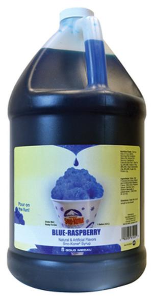 Sno-Kone Syrup Blue Raspberry 1 Gallon (Makes 80-90 Cups)