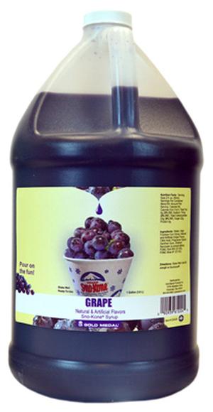 Sno-Cone Syrup Grape 1 Gallon (Makes 80-90 Cups)