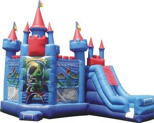 Brave Knight Combo Classic Line Commercial Inflatable Classic Moonwalk CL-CO-TNT-PC006-A