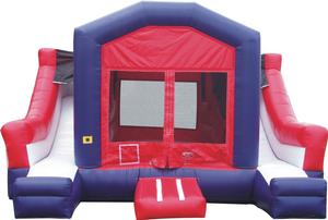 Double Slide Combo Bounce House Moonwalk Jumper 20x20 Classic Moon Bounce #CL-WWI-PC010-D