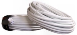 25' White Extension Cord