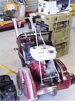 14" CONCRETE ROAD SAW W/DIAMOND BLADE