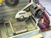 ELECTRIC 8" CERAMIC TILE TUB SAW